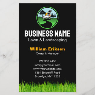 Professional Landscaping Grass Mowing Service チラシ