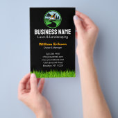 Professional Landscaping Grass Mowing Service チラシ (ハンドル)