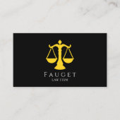 Professional Law & Justice Business Card 名刺 (正面)