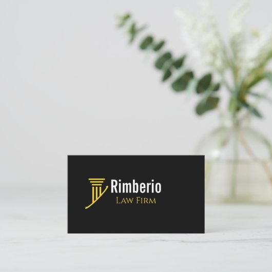 Professional Law & Justice Business Card |  名刺 (スタンド正面)
