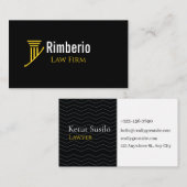 Professional Law & Justice Business Card | 名刺 (正面/裏面)