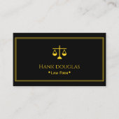 Professional Law & Justice Business Card 名刺 (正面)
