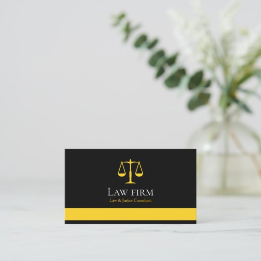 Professional Law & Justice Business Card |  名刺 (スタンド正面)