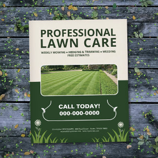 Professional Lawn Care チラシ