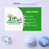 Professional Lawn Care Green & Fresh Yard Work チラシ (シングル)