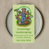 Professional Lawn Care Landscaping Service Green 名刺