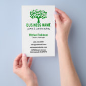 Professional Lawn Care Landscaping Tree Logo チラシ (ハンドル)