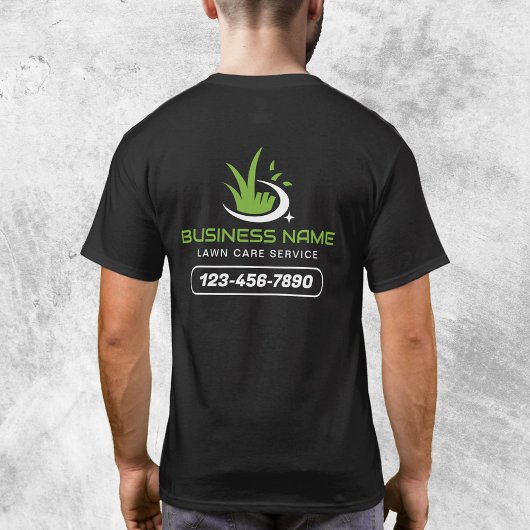 Professional Lawn Care Logo Landscaping Service Tシャツ