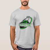 Professional Lawn Mowing Landscaping Custom Logo Tシャツ (正面)