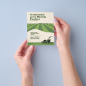 Professional Lawn Mowing Services チラシ (手)