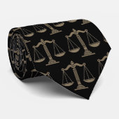 Professional Lawyer Attorney luxury Black Gold     ネクタイ (ロール)