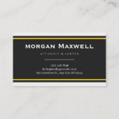 Professional Lawyer Business Card | Attorney  名刺 (裏面)