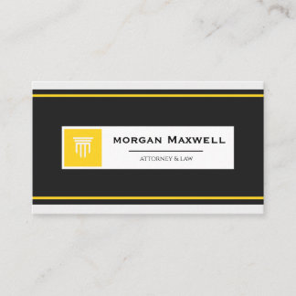 Professional Lawyer Business Card | Attorney  名刺