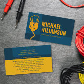 Professional Licensed Electrician Electrical Work 名刺