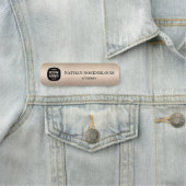 Professional Logo Brushed Bronze Company ID  名札 (インサイチュ)