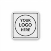 Professional Logo Business Promo QR label シール (正面)