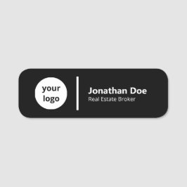 Professional Luxury Black Real Estate Agent 名札