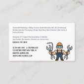 Professional Machining & Metal Fabrication Service 名刺 (裏面)