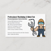 Professional Machining & Metal Fabrication Service 名刺 (正面)