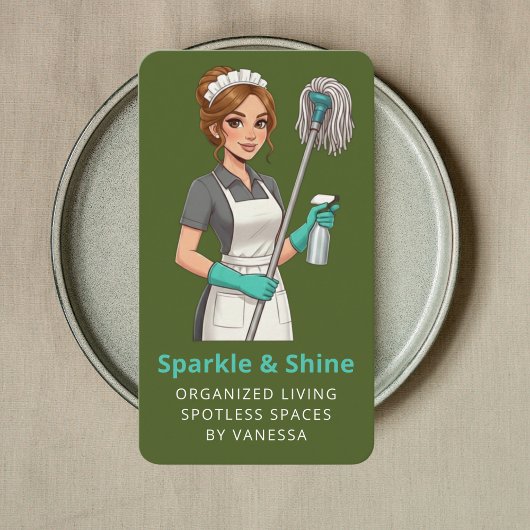 Professional Maid House Cleaning Housekeeping 名刺
