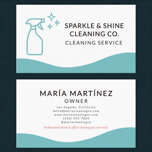 Professional Maid & House Cleaning Service 名刺