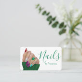 Professional Manicurist Nail Artist Design Stylish 名刺 (スタンド正面)