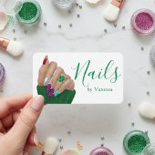 Professional Manicurist Nail Artist Design Stylish 名刺