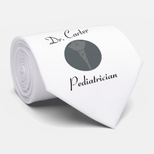 Professional Medical Caduceus Logo博士 ネクタイ