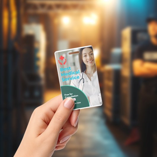 Professional Medical Service Employee ID Badge - M バッジ (コンサート)