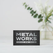 Professional Metal Works  - Metal Fabrication 名刺 (スタンド正面)