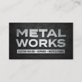 Professional Metal Works  - Metal Fabrication 名刺 (正面)
