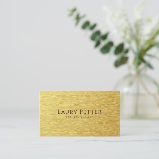 Professional metallic look 名刺 (スタンド正面)