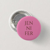 Professional minimalist add your name 缶バッジ (正面&裏面)