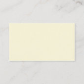 Professional minimalist bold modern cream color 名刺 (裏面)