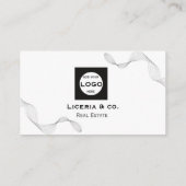 professional Minimalist business custom card 名刺 (裏面)