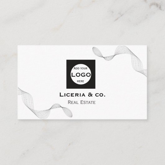 professional Minimalist business custom card 名刺 (裏面)