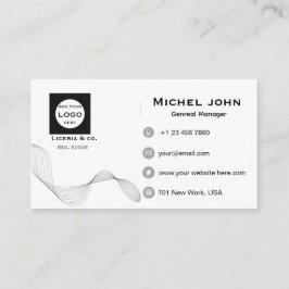 professional Minimalist business custom card 名刺
