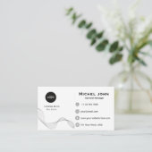professional Minimalist business custom card 名刺 (スタンド正面)