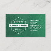 Professional minimalist lawn care green 名刺 (正面)