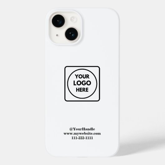 Professional Minimalist Logo Branding iphone case Case-Mate iPhoneケース (裏面)