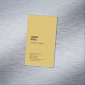 Professional minimalist modern gold color マグネット名刺 (インサイチュ)