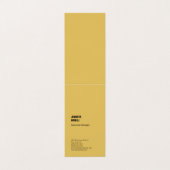 Professional minimalist modern gold color 名刺 (外部フラット)