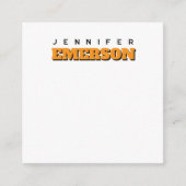 Professional minimalist modern plain  エンクロージャーカード (正面)