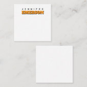 Professional minimalist modern plain  エンクロージャーカード (正面/裏面)