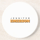 Professional minimalist modern plain  コースター (正面)