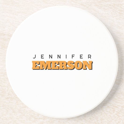 Professional minimalist modern plain コースター (正面)