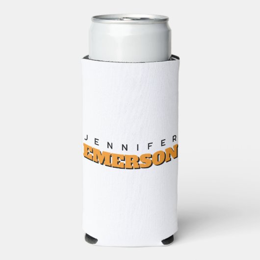 Professional minimalist modern plain  スリム缶クーラー (Seltzer正面)