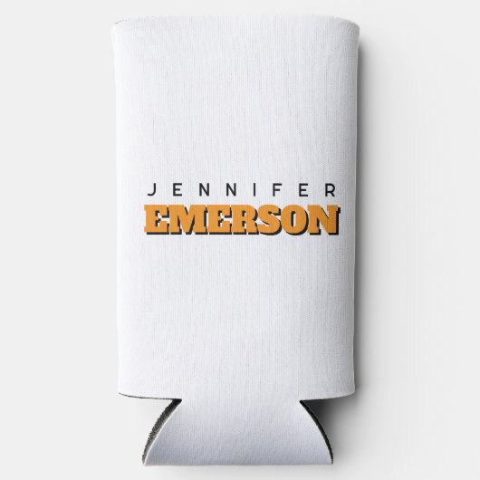 Professional minimalist modern plain スリム缶クーラー (正面)