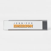 Professional minimalist modern plain  デスクネームプレート (正面)