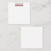 Professional minimalist modern plain  ノートカード (正面/裏面)